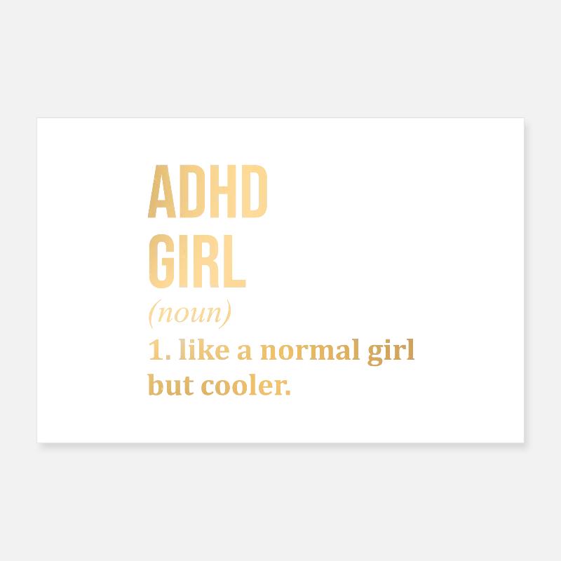 TDAH Poster 30 x 20 cm
