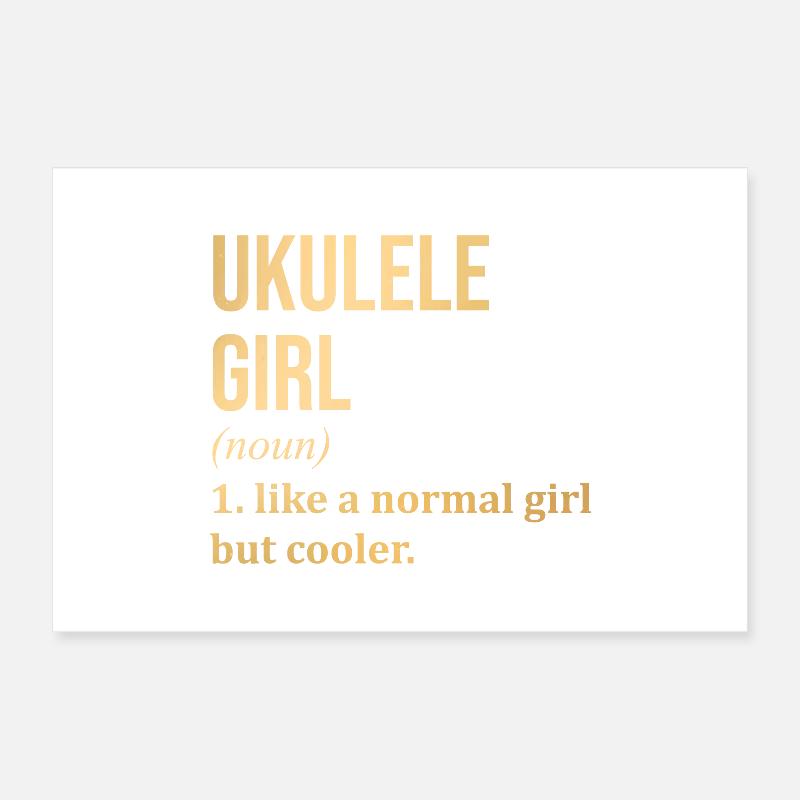 ukulélé Poster 30 x 20 cm