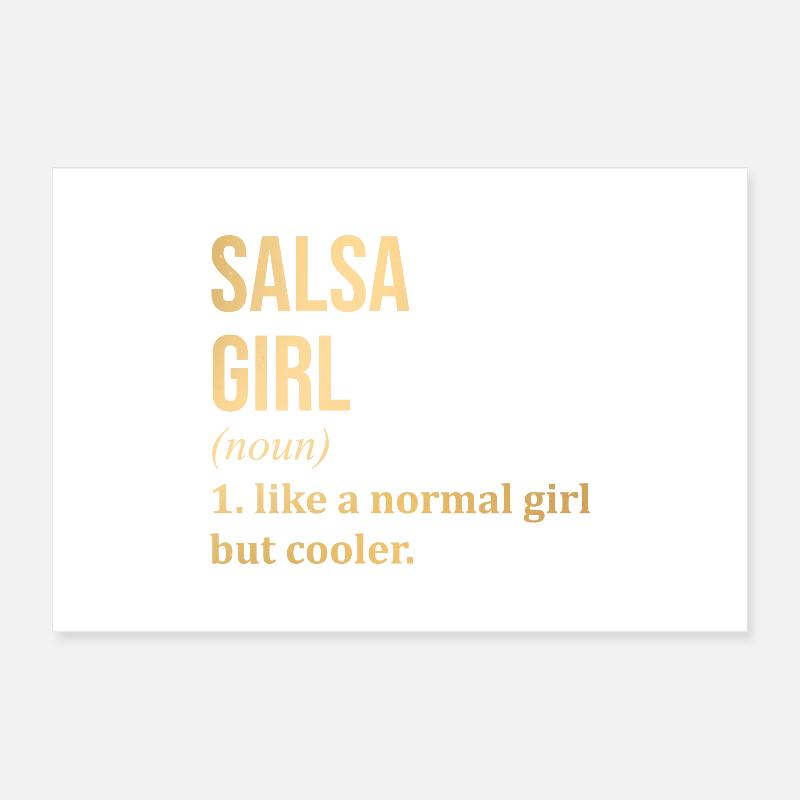 Salsa Poster 30x20 cm