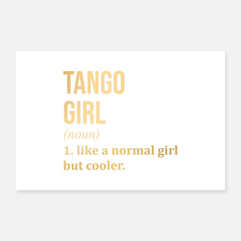Tango Poster 12" x 8" (30x20 cm)