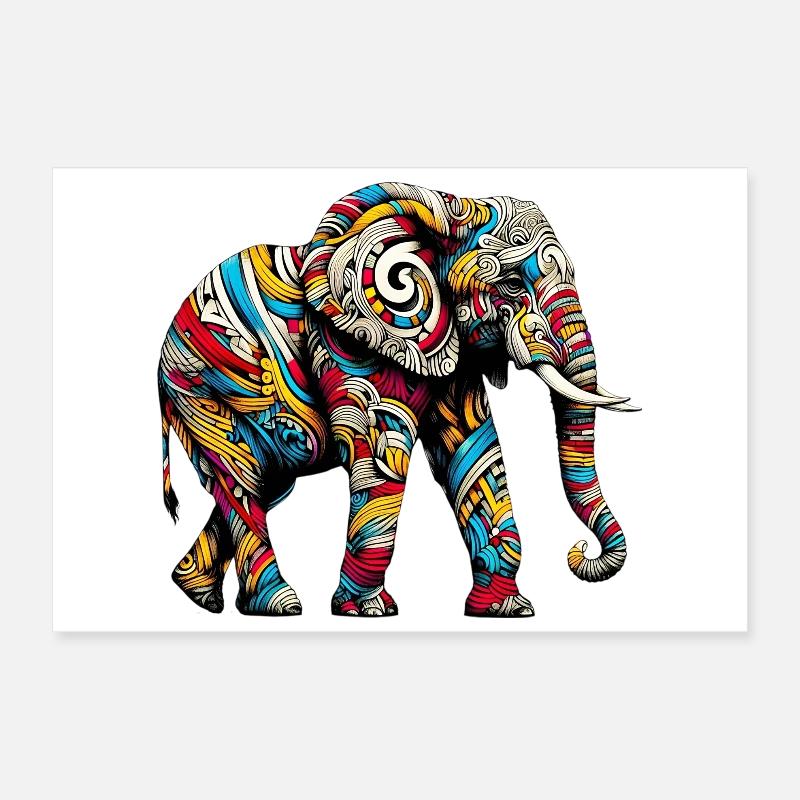 Elefant Poster 30x20 cm