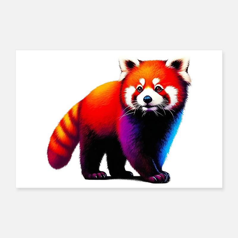 Kleiner Panda Poster 30x20 cm