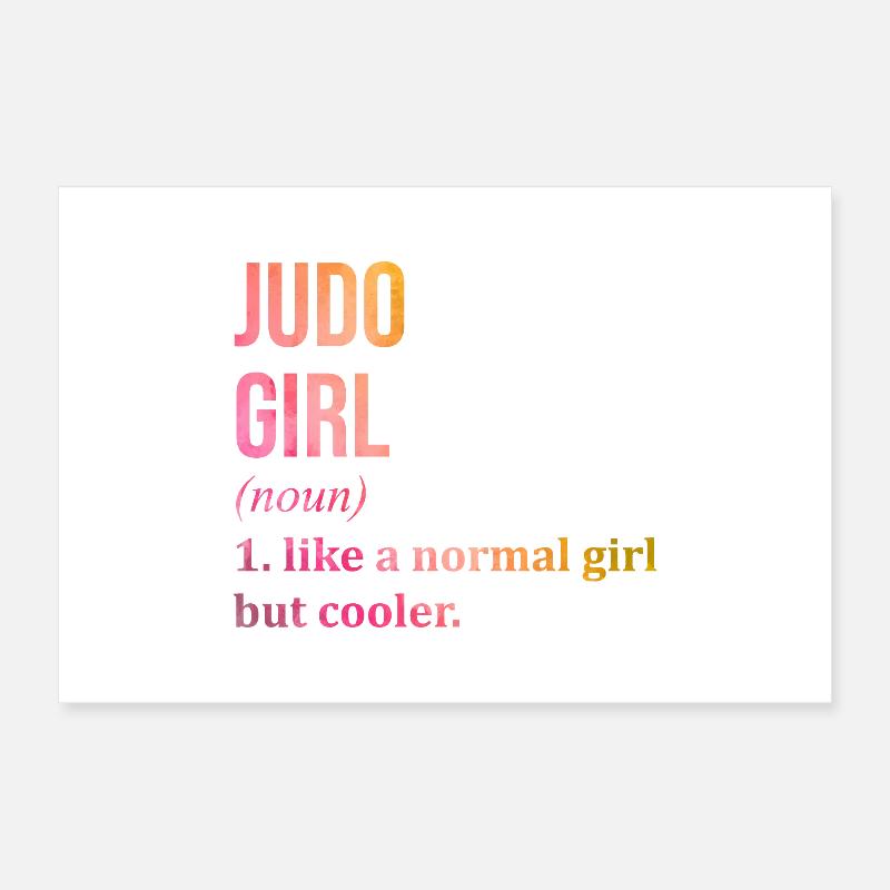 Judo Poster 30x20 cm