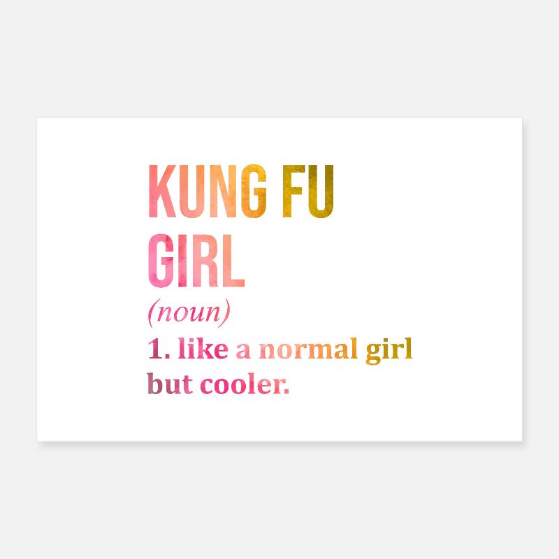 kung-fu Poster 30 x 20 cm
