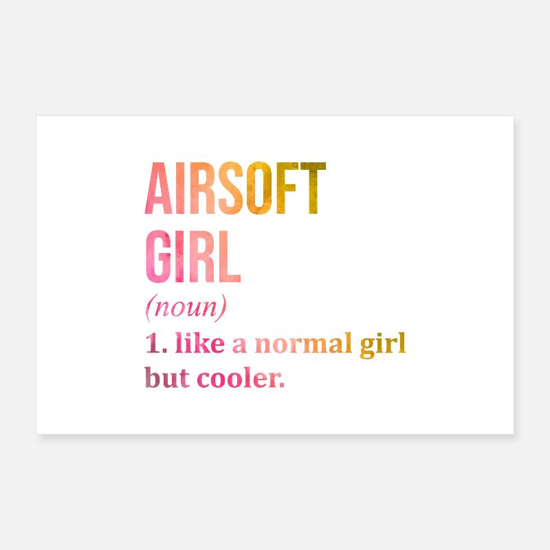 L’airsoft Poster 30 x 20 cm