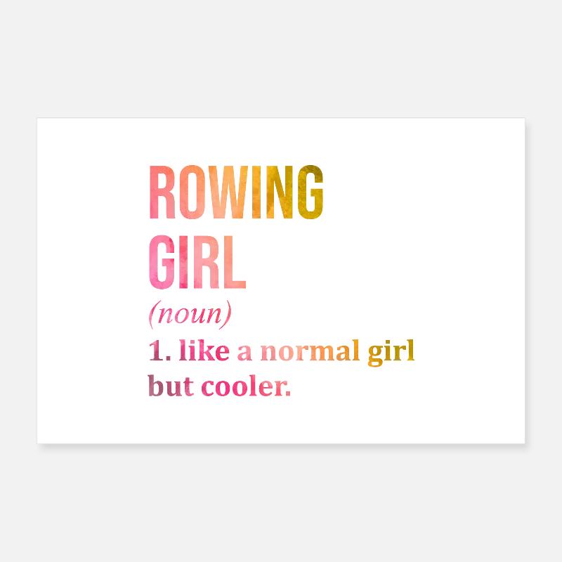 aviron Poster 30 x 20 cm