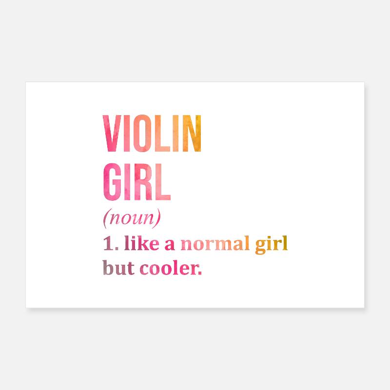 violon Poster 30 x 20 cm