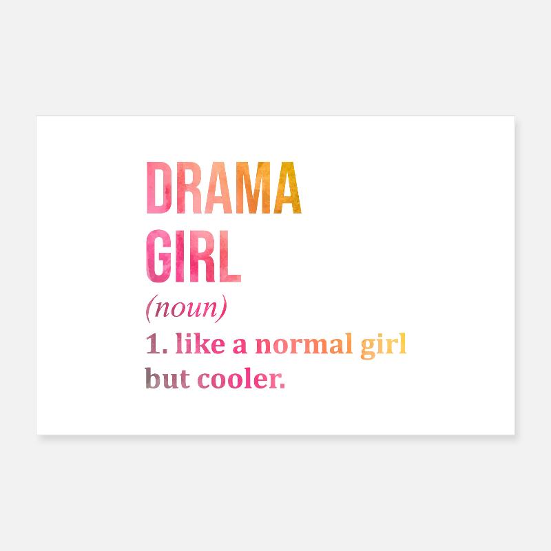 Drama Poster 30x20 cm