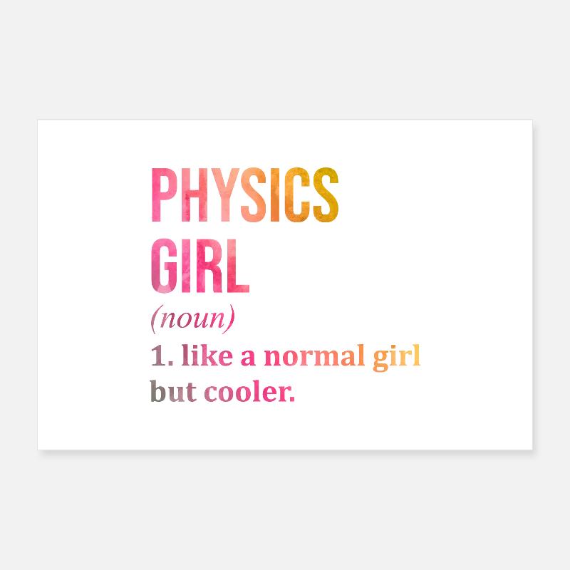 Physique Poster 30 x 20 cm