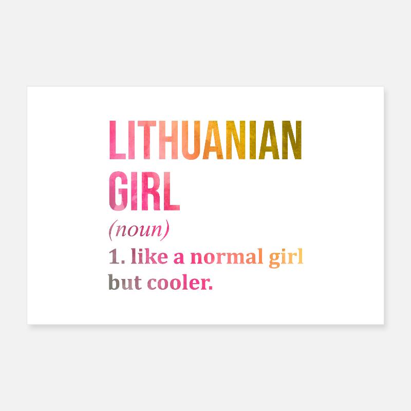Litauen Poster 30x20 cm