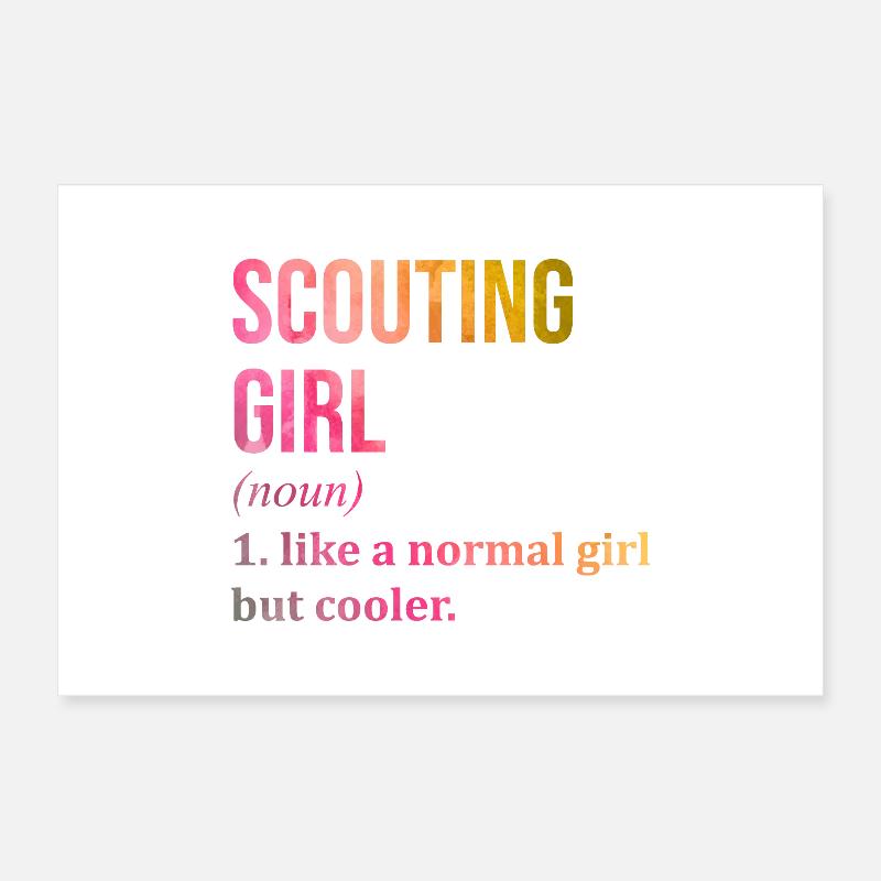 Scout Poster 12" x 8" (30x20 cm)