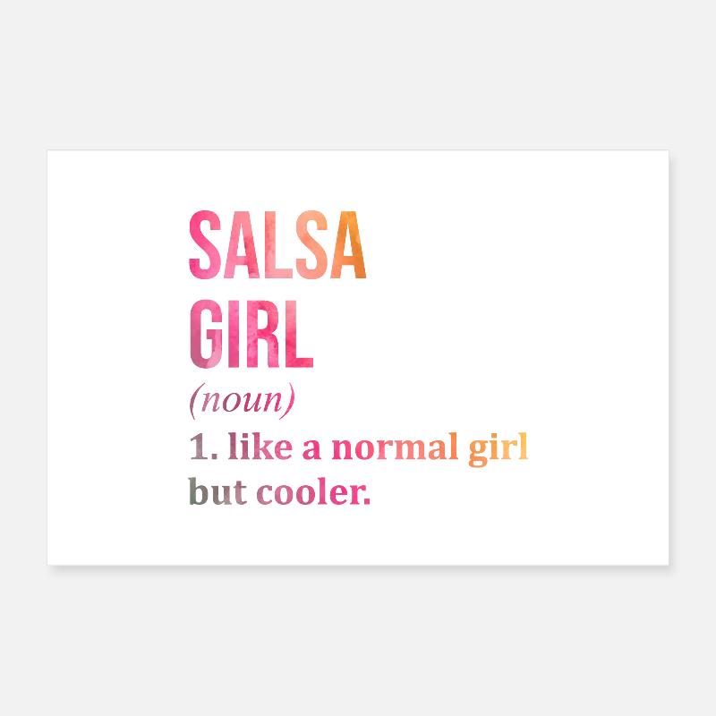 salsa Poster 30 x 20 cm