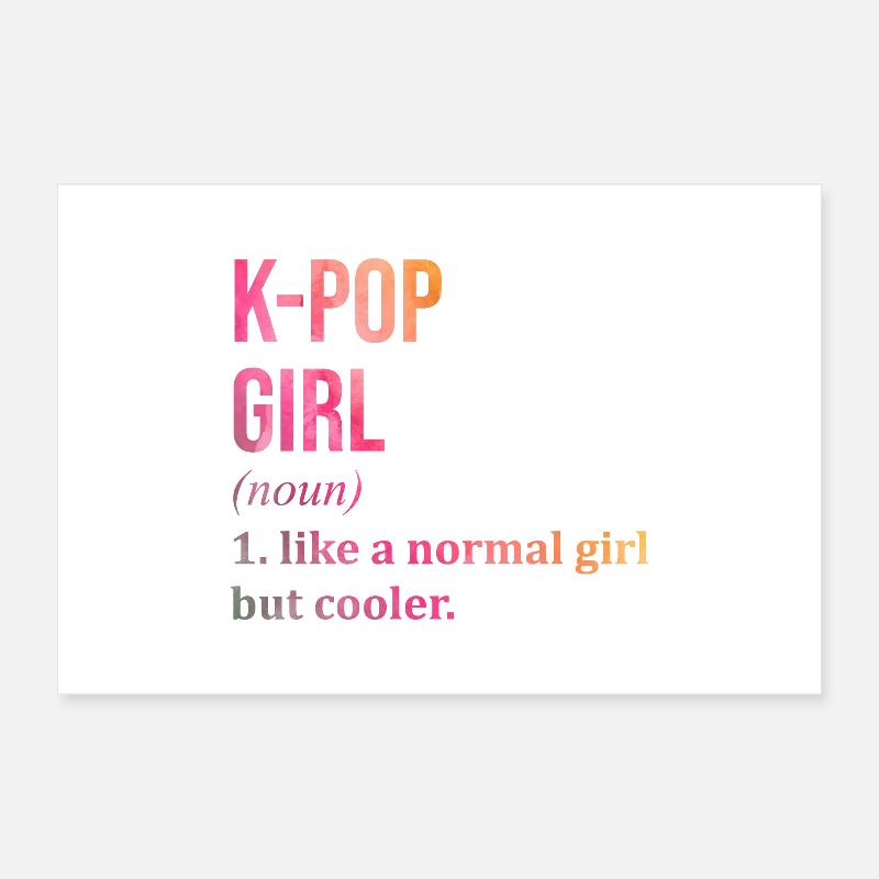 K Pop Poster 12" x 8" (30x20 cm)