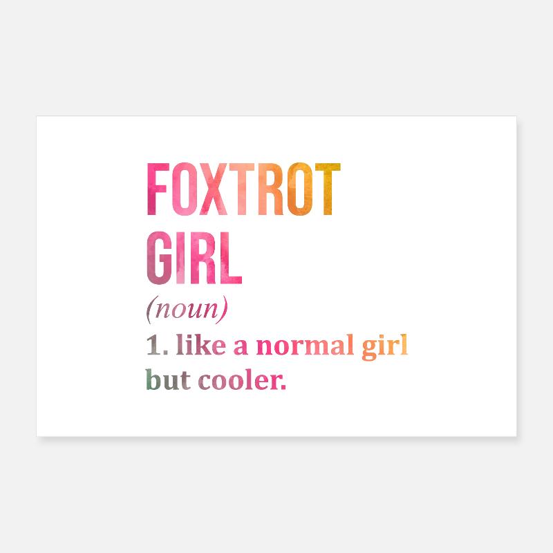 Fox-trot Poster 30 x 20 cm