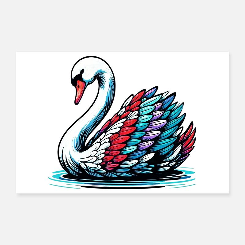 Cygne Poster 30 x 20 cm