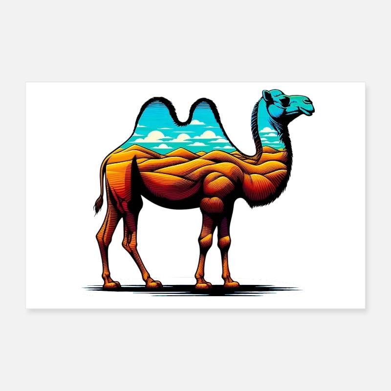 Kamel Poster 30x20 cm