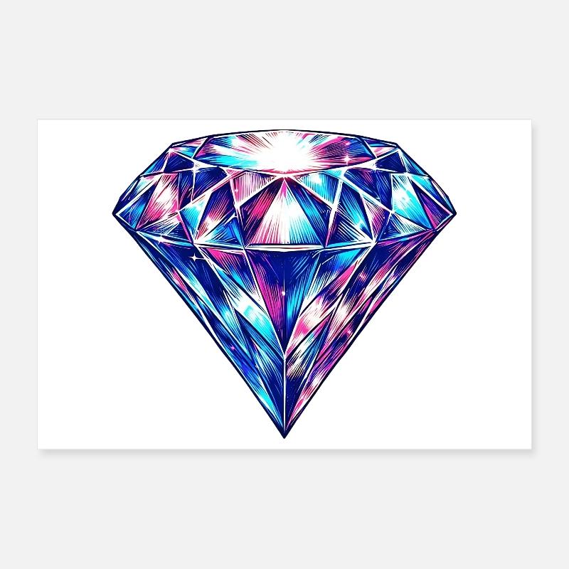 Diamant Poster 30x20 cm