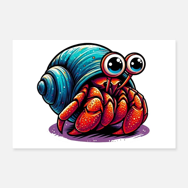 Bernard-l'ermite Poster 30 x 20 cm