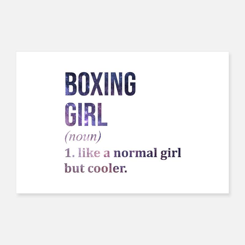 boxe Poster 30 x 20 cm