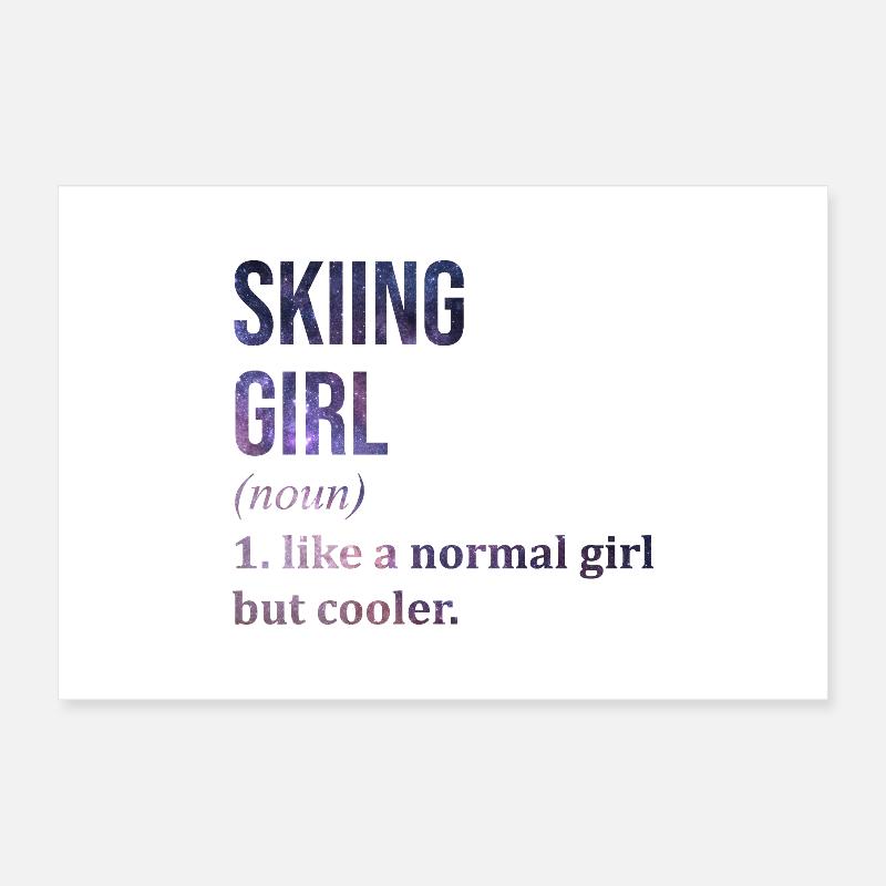 Ski Poster 30 x 20 cm