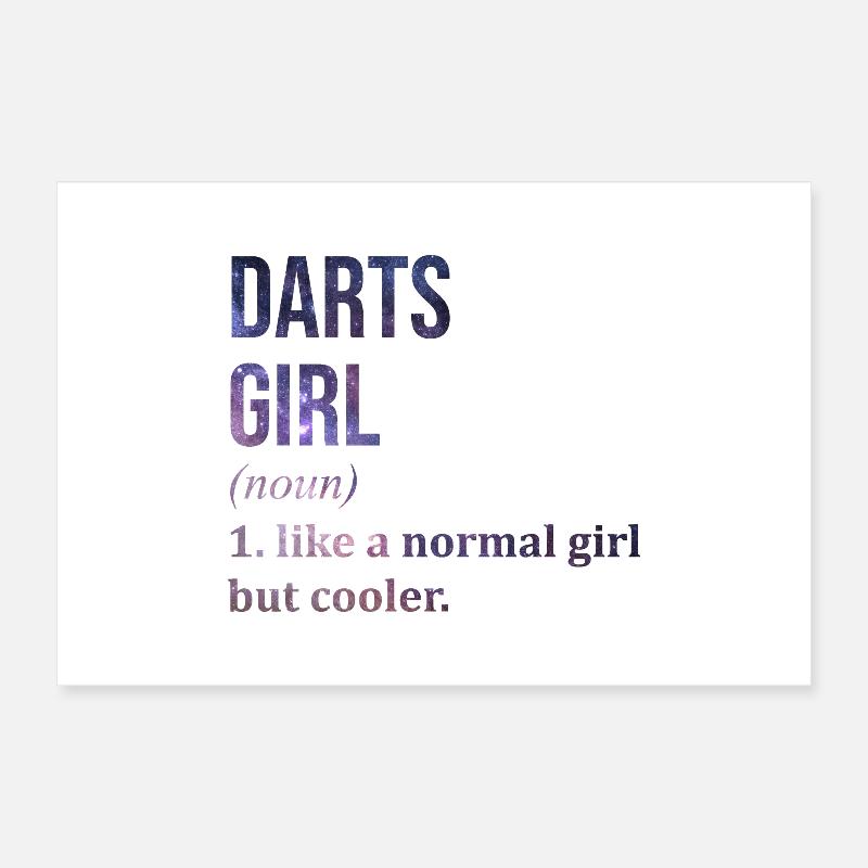 Darts Poster 30x20 cm