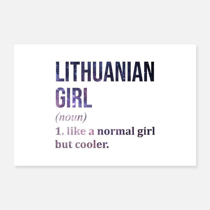 Lituanie Poster 30 x 20 cm