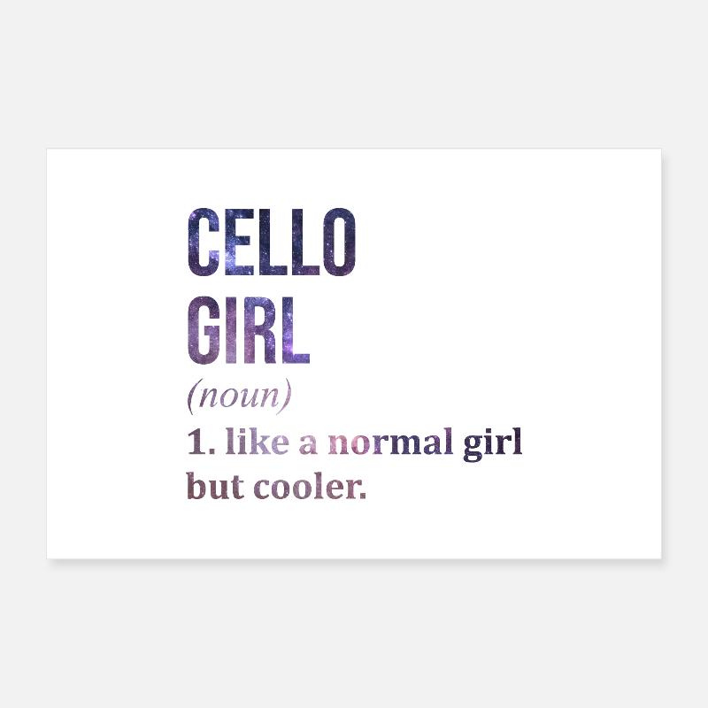 Cello Poster 30x20 cm