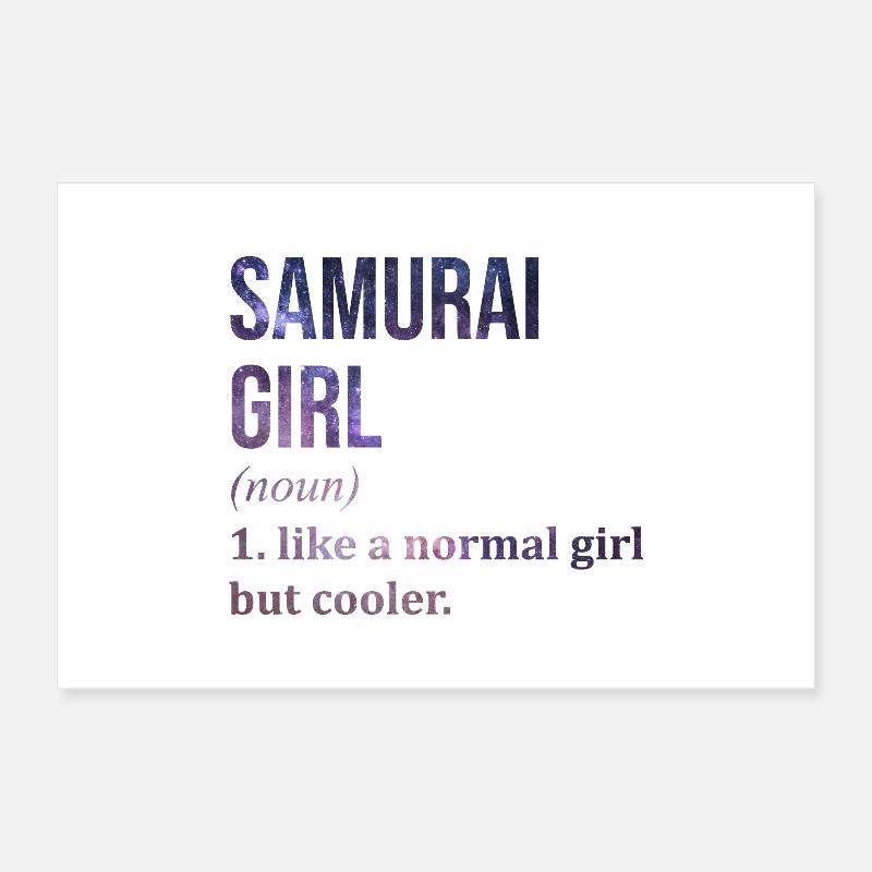 Samurai Poster 30x20 cm
