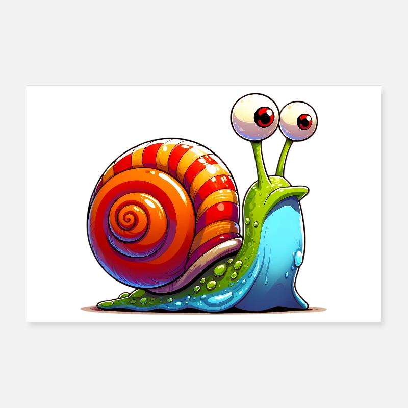 Escargot Poster 30 x 20 cm