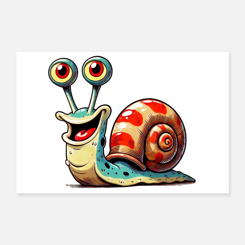 Escargot Poster 30 x 20 cm