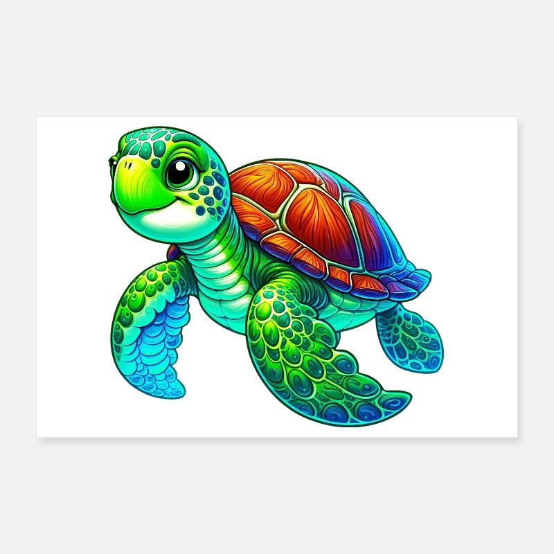 Schildkröte Poster 30x20 cm