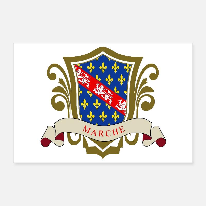 Marche Poster 30 x 20 cm