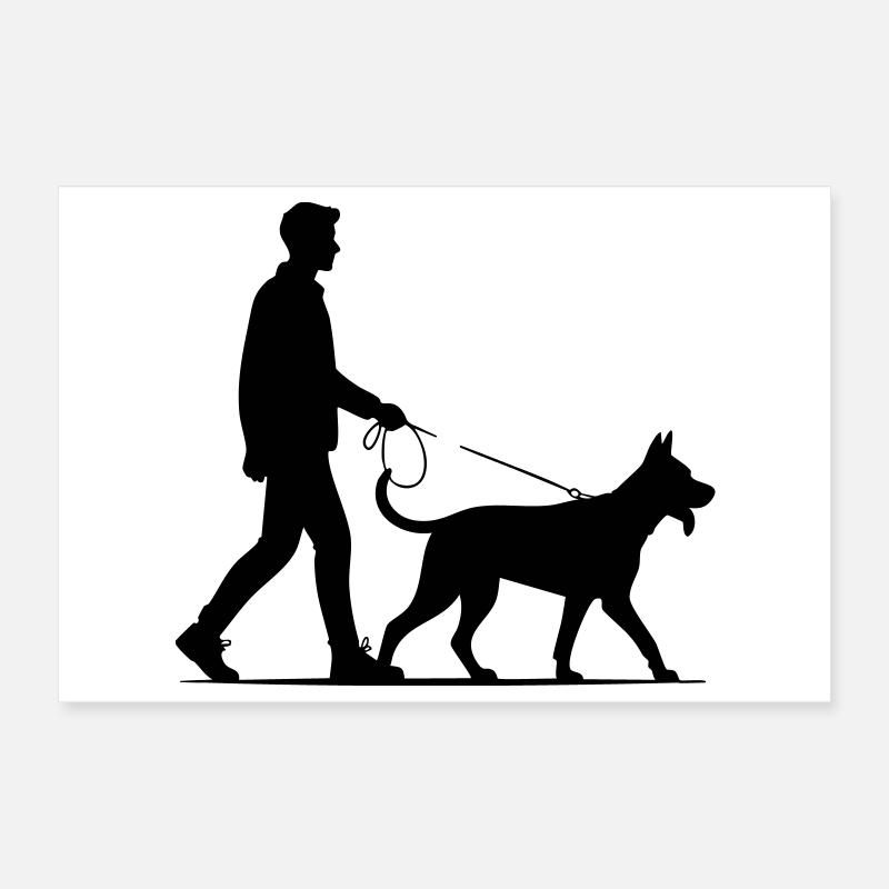 Dog Poster 12" x 8" (30x20 cm)