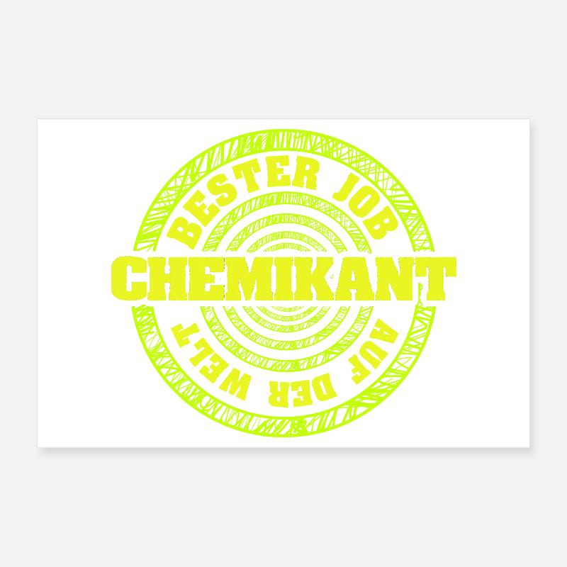 Technicien chimiste en tant que métier Poster 30 x 20 cm