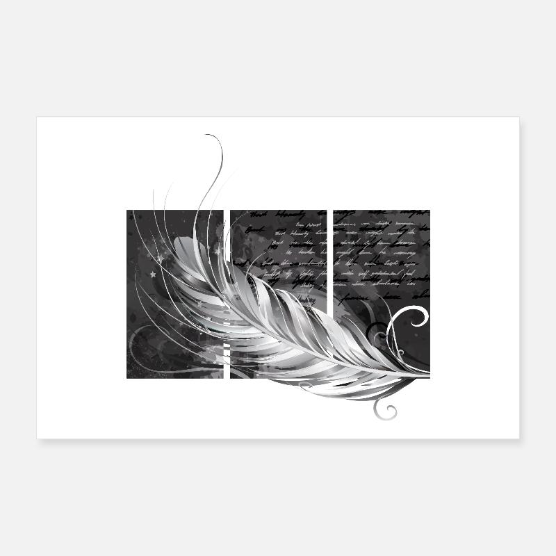 Plume Triptyque Poster 30 x 20 cm