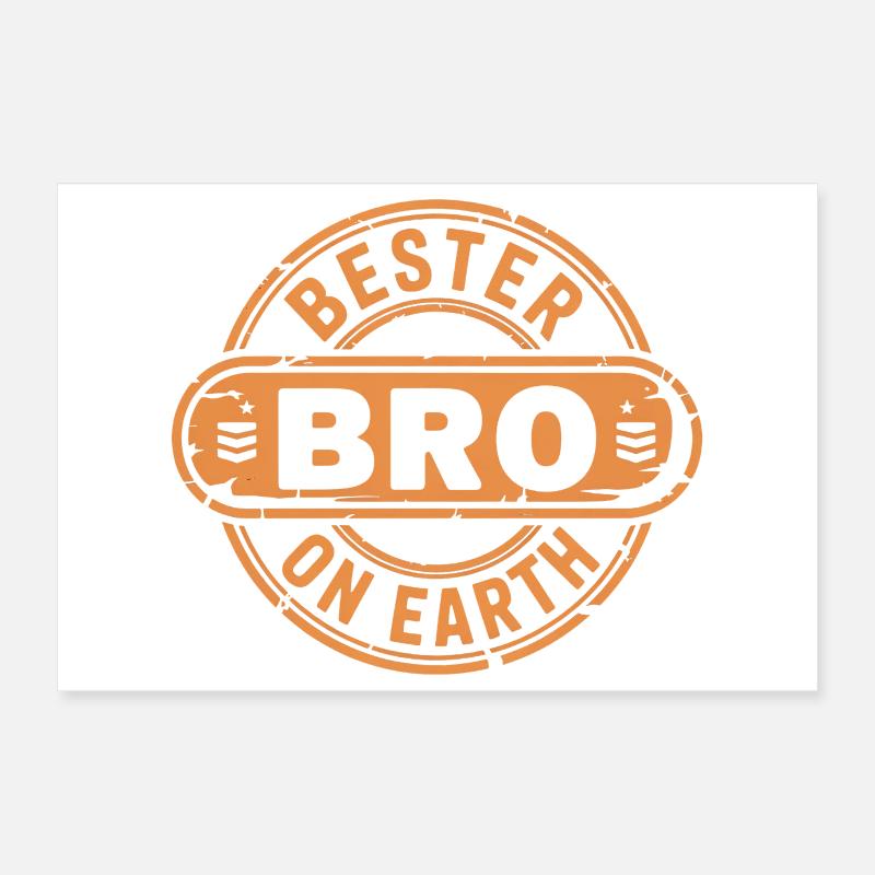 Bester Bro Bruder Poster 30x20 cm