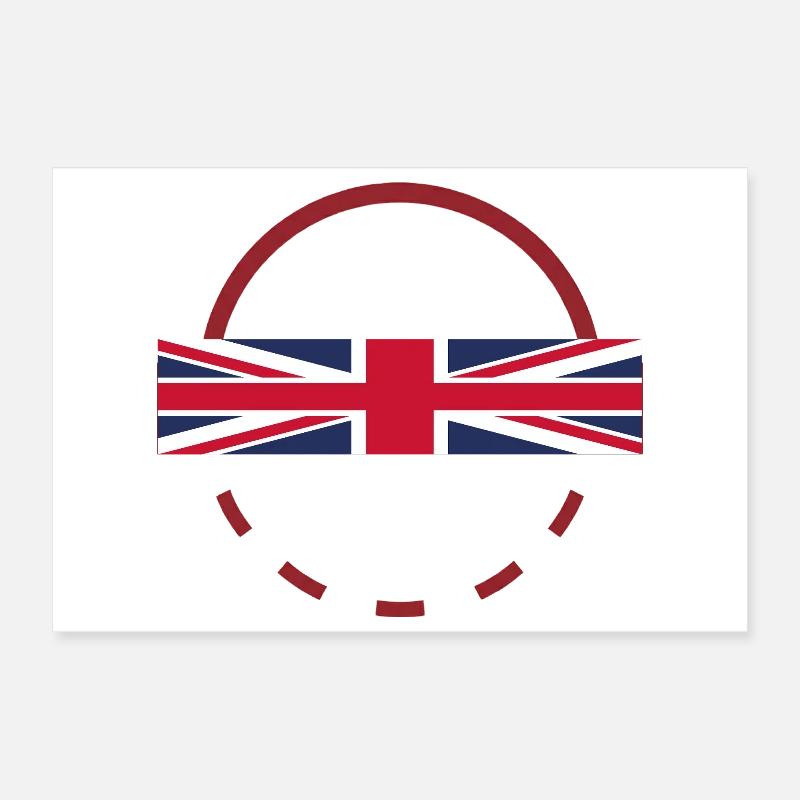 Emblème de l’arc de l’Union Jack Poster 30 x 20 cm