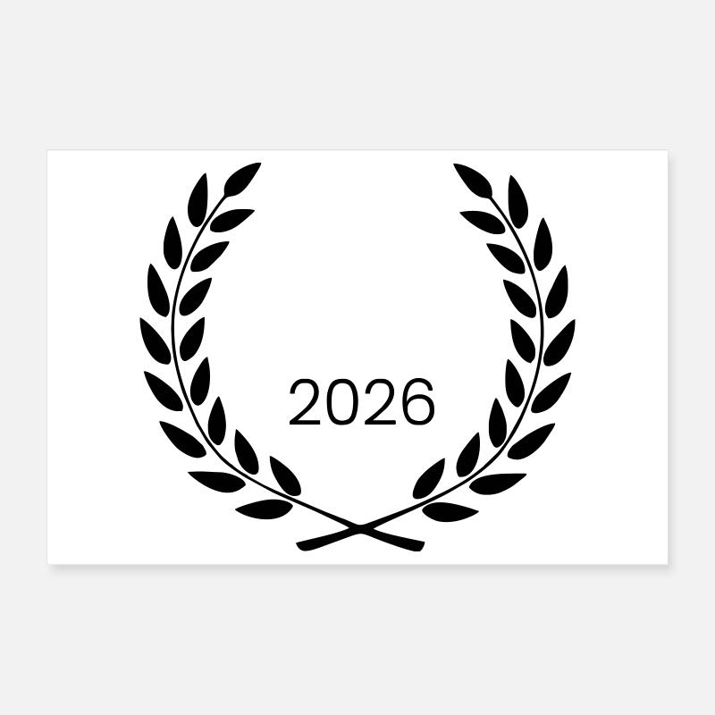 kranz_wappen_2026 Poster 30 x 20 cm