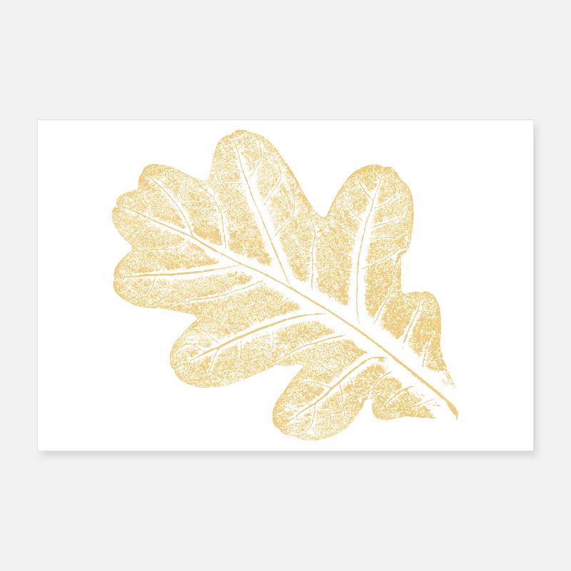 Feuilles - Chêne / Botanique & Nature Poster 30 x 20 cm