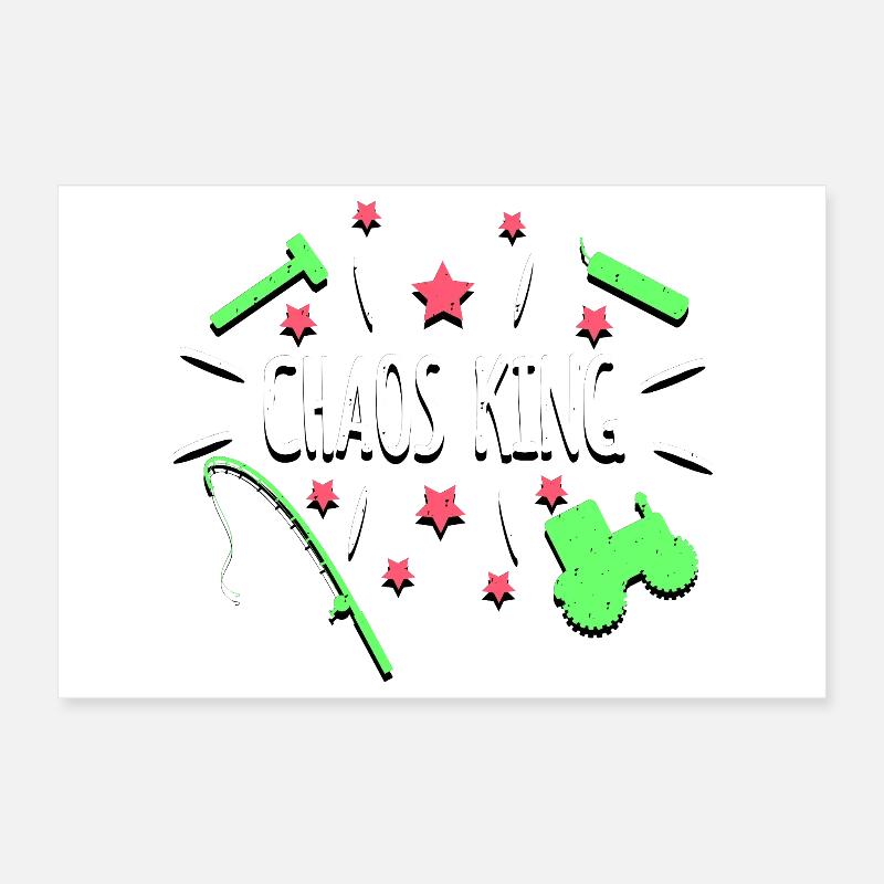 Chaos King Poster 30x20 cm