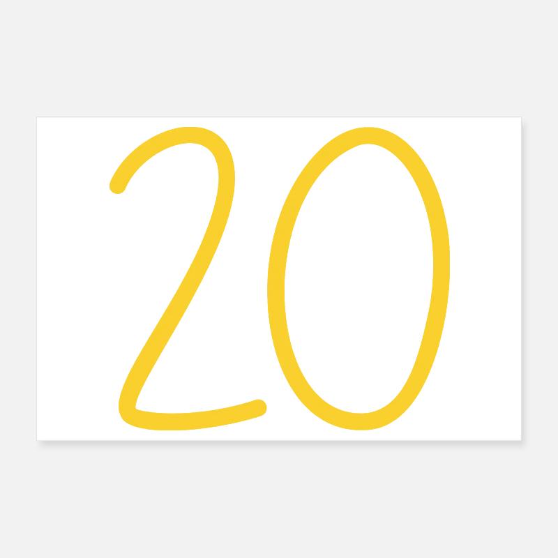 20 Poster 30x20 cm