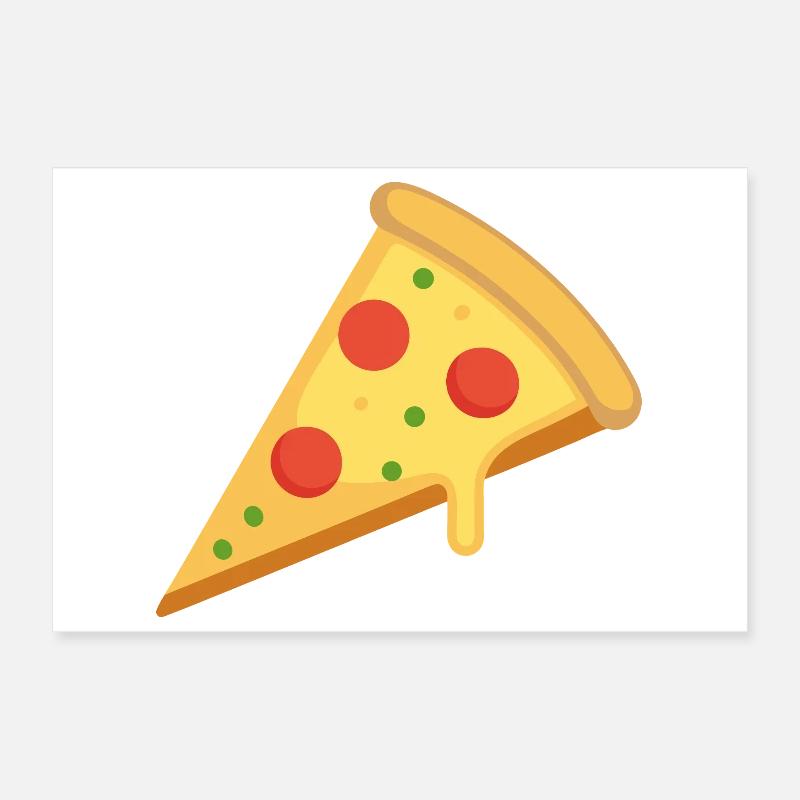 pizza slice Poster 12" x 8" (30x20 cm)