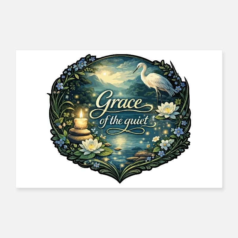 Gnade der Stille Poster 30x20 cm