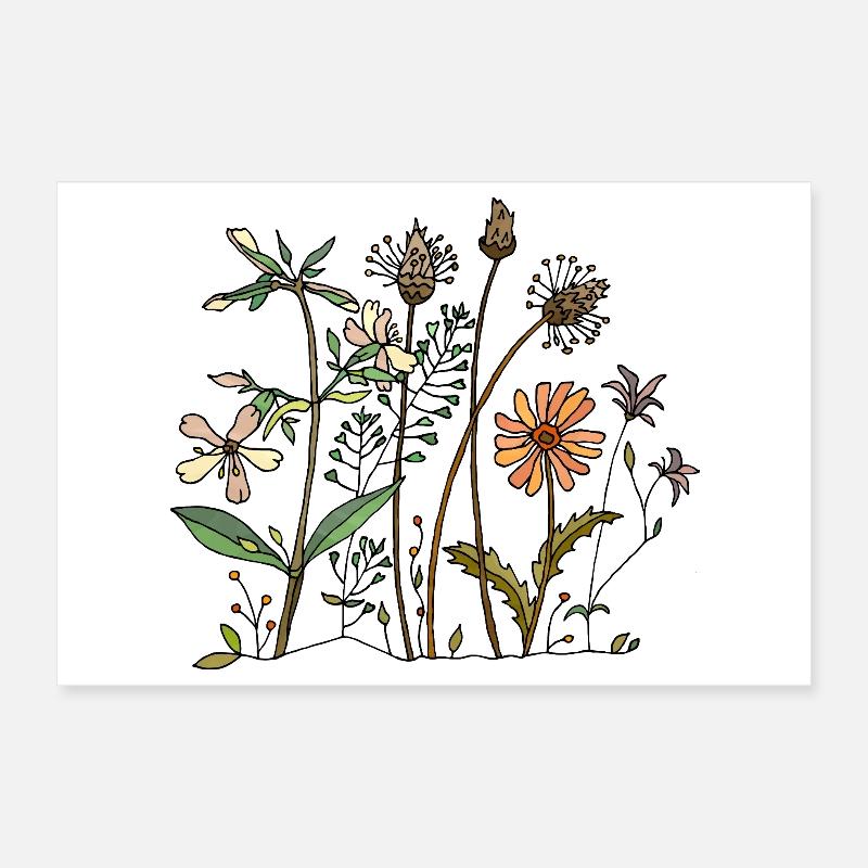 Fleur Poster 30 x 20 cm