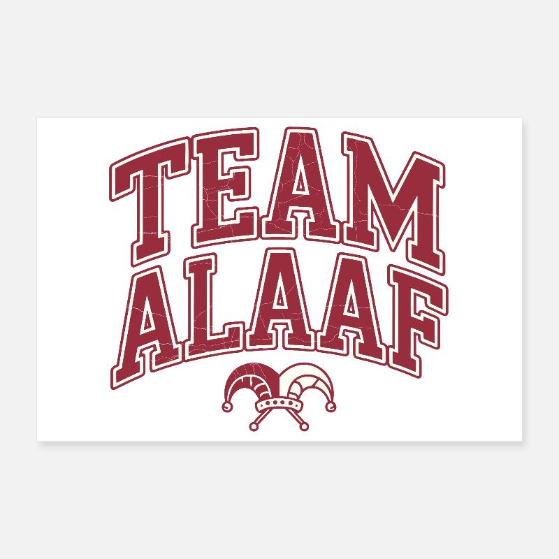Team Alaaf - Cologne Carnival Poster 12" x 8" (30x20 cm)