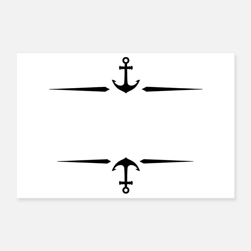 Anker symbol Poster 30x20 cm