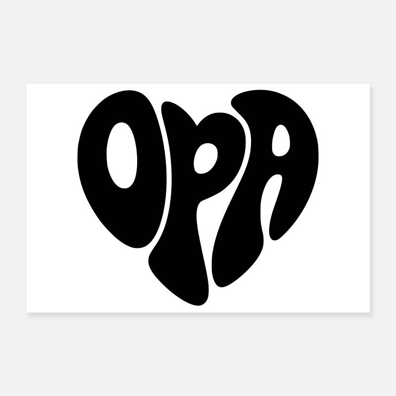 Opa Poster 30x20 cm