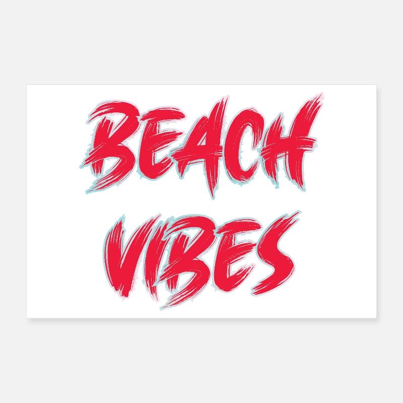 Ambiance de plage Poster 30 x 20 cm