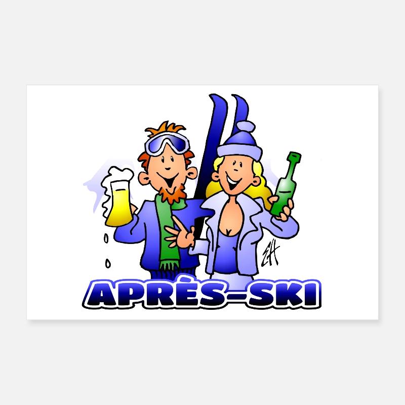 Après-ski Poster 30x20 cm