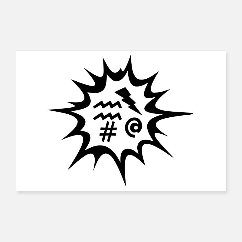 Colère Poster 30 x 20 cm